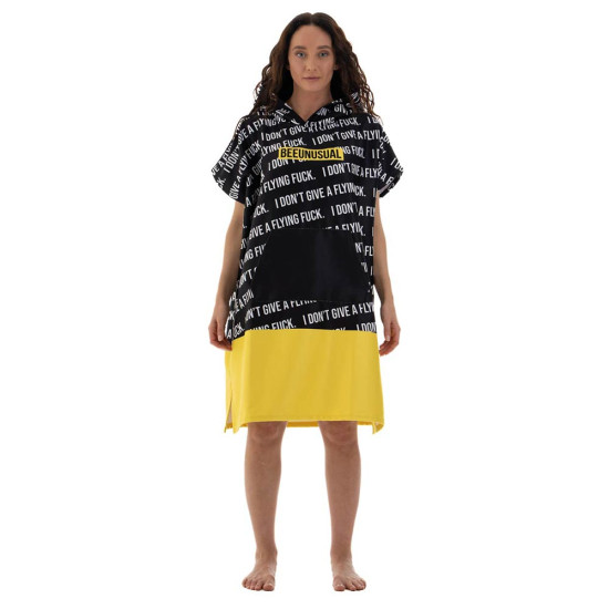 Bee Unusual IDG a Flying F*ck Hooded Poncho Towel